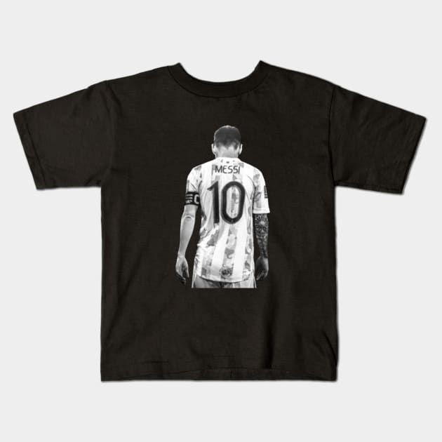 messi Kids T-Shirt by saber fahid 